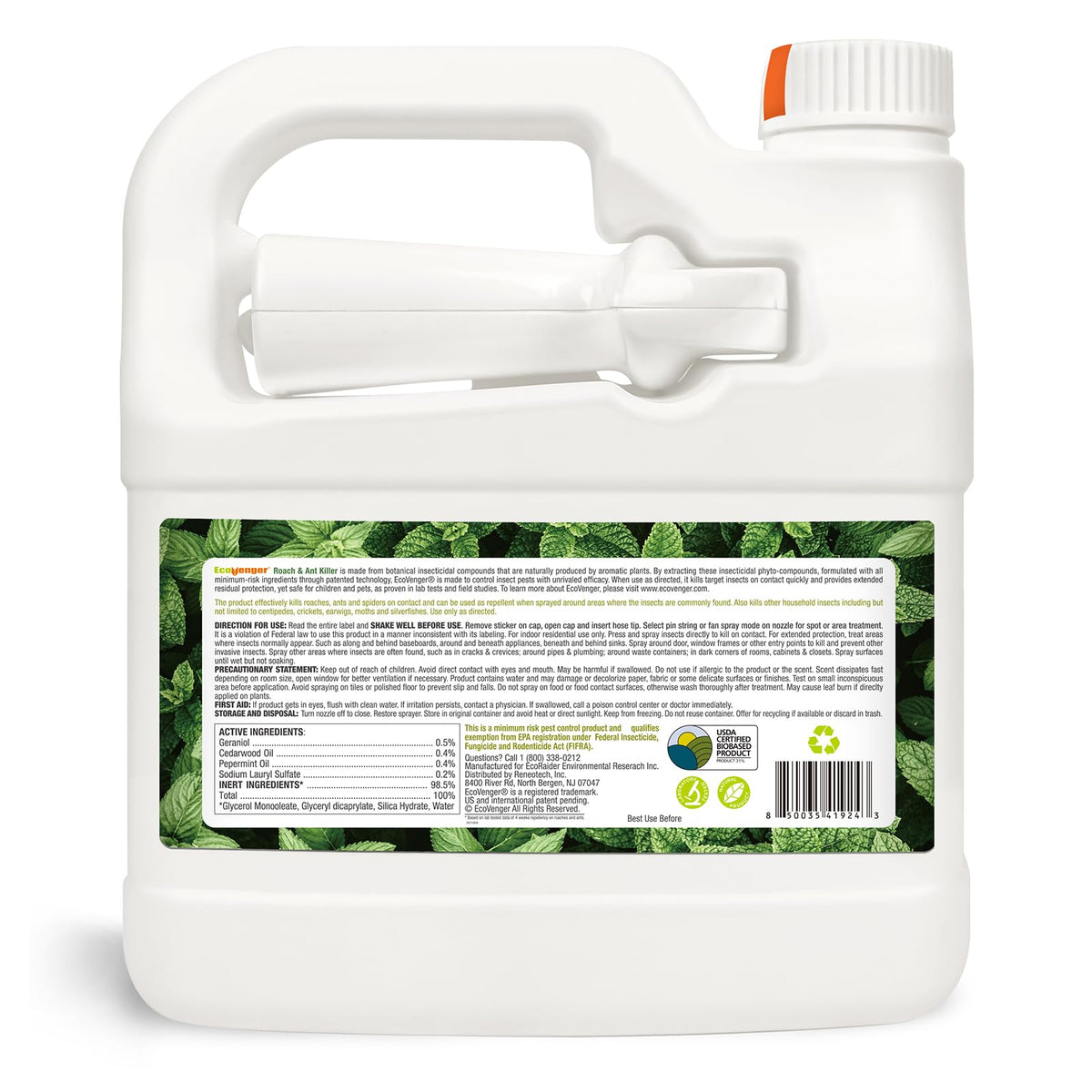 EcoVenger spray mist detail for easy indoor application and even coverage