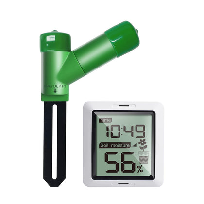 ECOWITT WH0291 soil moisture meter with digital LCD display for quick plant watering cues