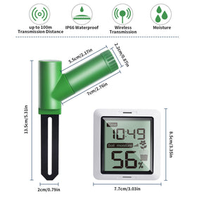 ECOWITT WH0291 waterproof moisture sensor for indoor and outdoor plant care