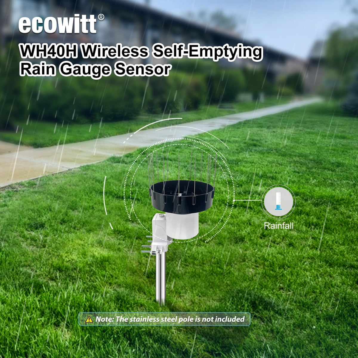 WH40BH operates at 915 MHz for reliable outdoor connectivity