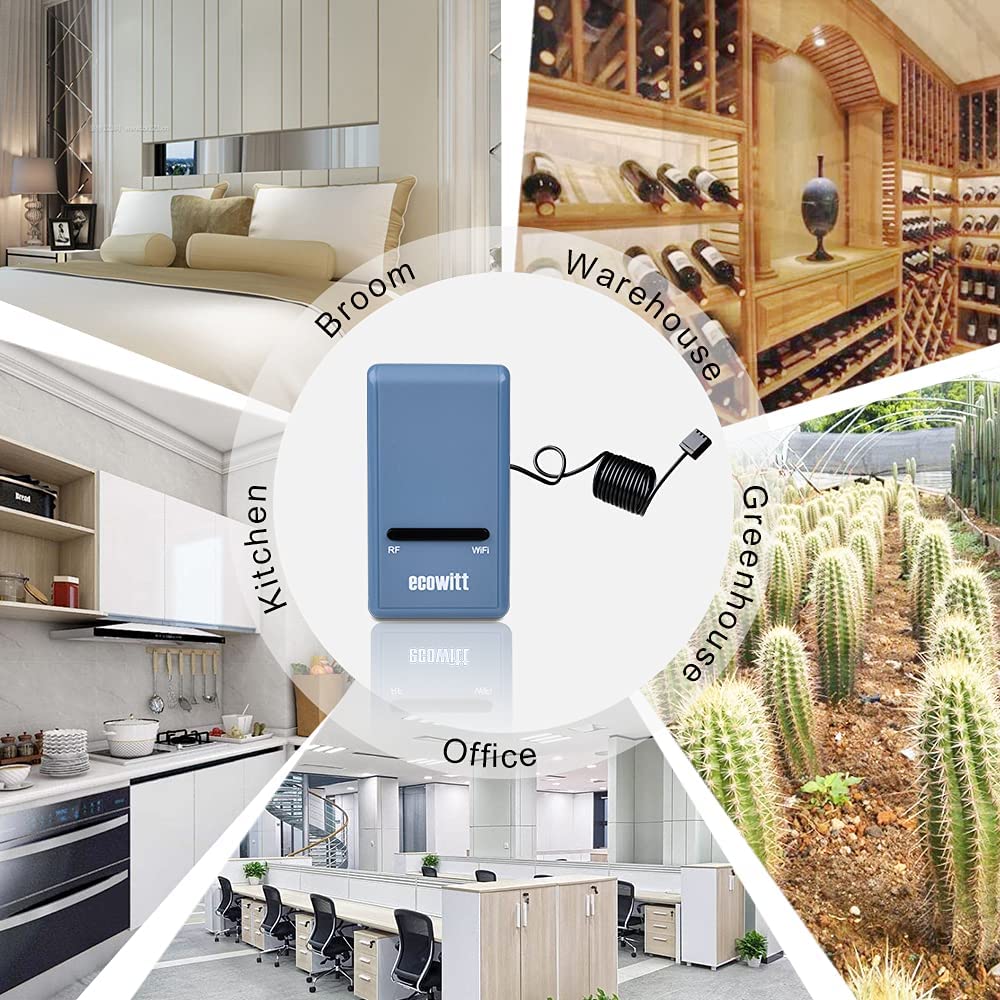 ECOWITT WN32 outdoor sensor extends temperature and humidity monitoring