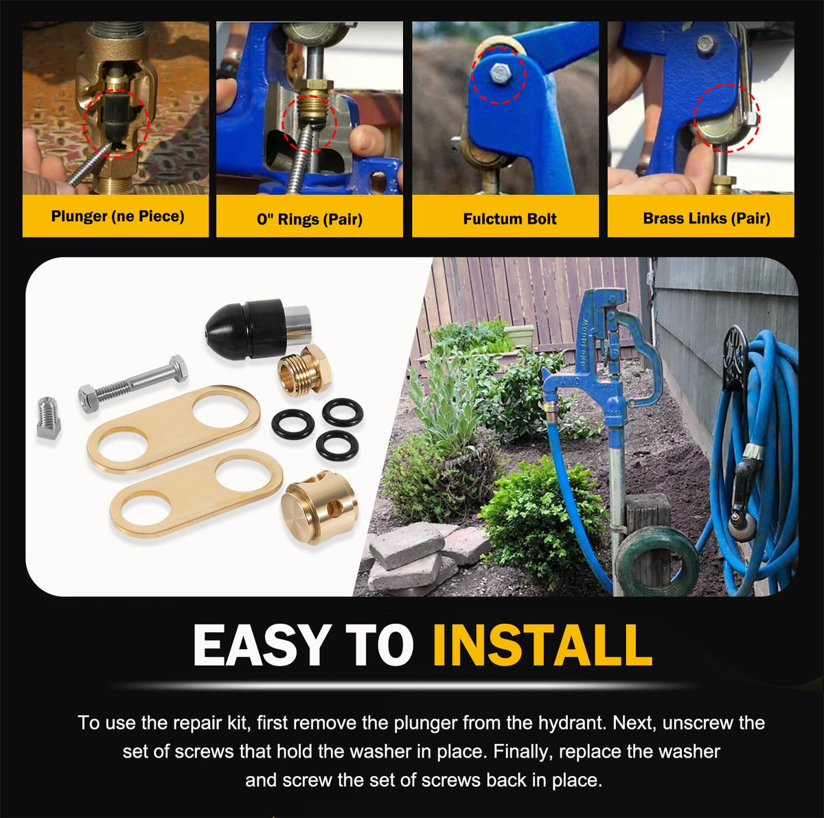 E-cowlboy Buna-N O-rings resist oil and water for long-lasting seals