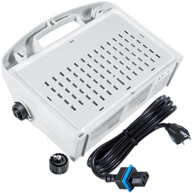 Neptune Plus power supply, front-left angle, built for outdoor reliability.