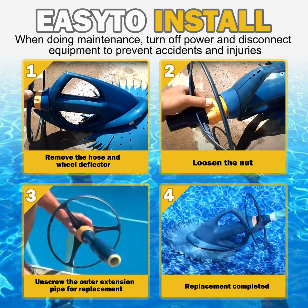 E-cowlboy threaded outer design simplifies mounting and maintenance.