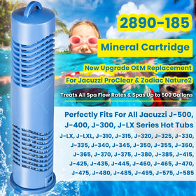 E-cowlboy Jacuzzi-compatible filter demonstrates broad model compatibility.