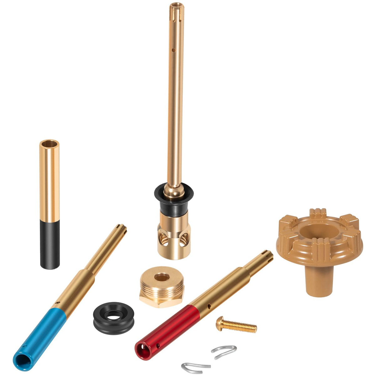 Durable metal handle for a firmer repair grip.