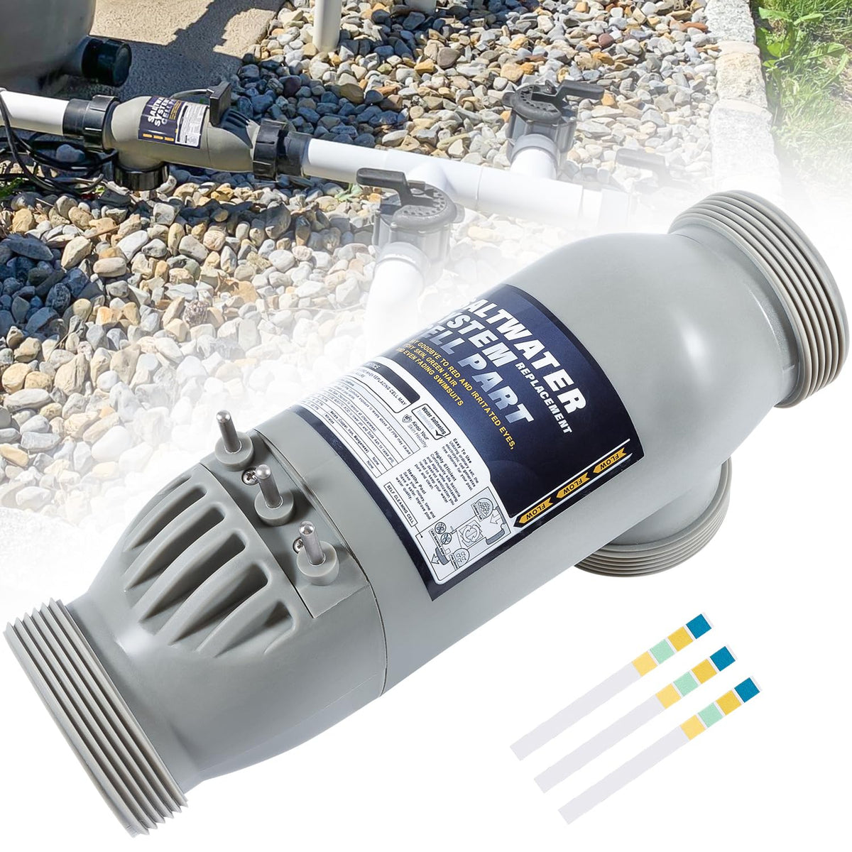 E-cowlboy replacement salt cell apure1400 for Zodiac Jandy AquaPure, reliable chlorine generation.