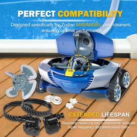 E-cowlboy MX8 tracks replacement supports smooth cleaning and consistent motion.