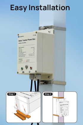 ECO-WORTHY Power Box IP65 enclosure protects electronics in rain and dust.