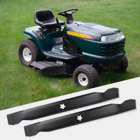 Ecreban 42-inch deck replacement blades suitable for popular craftsman and husqvarna models.