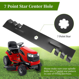 Ecreban GY20852 7-point star center holes ensure proper alignment.