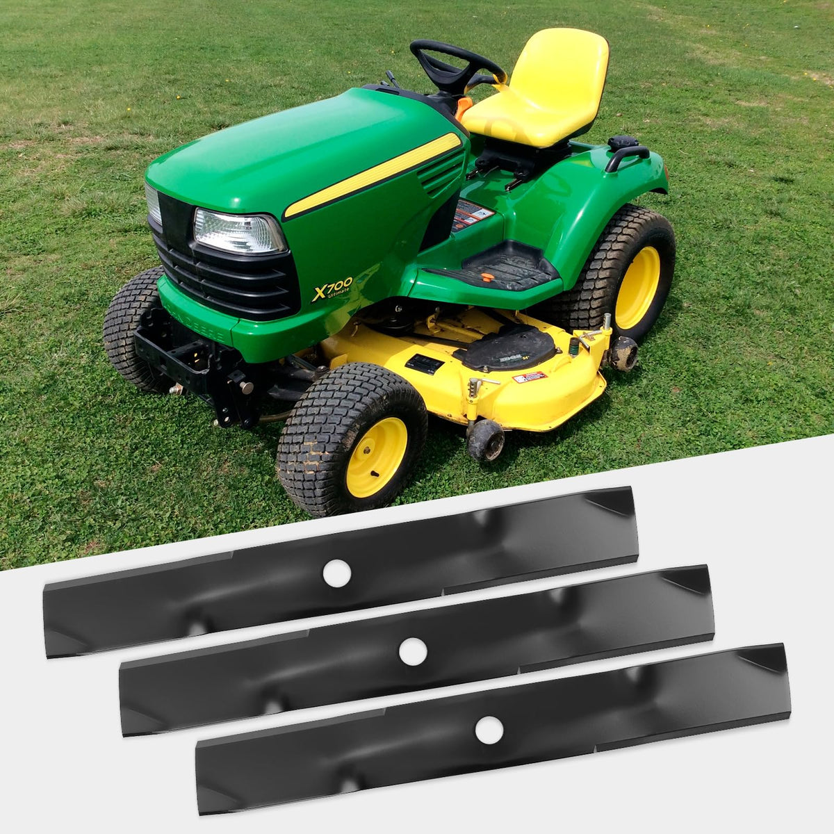 Ecreban M115496 compatible with John Deere and Scotts 54-inch decks.