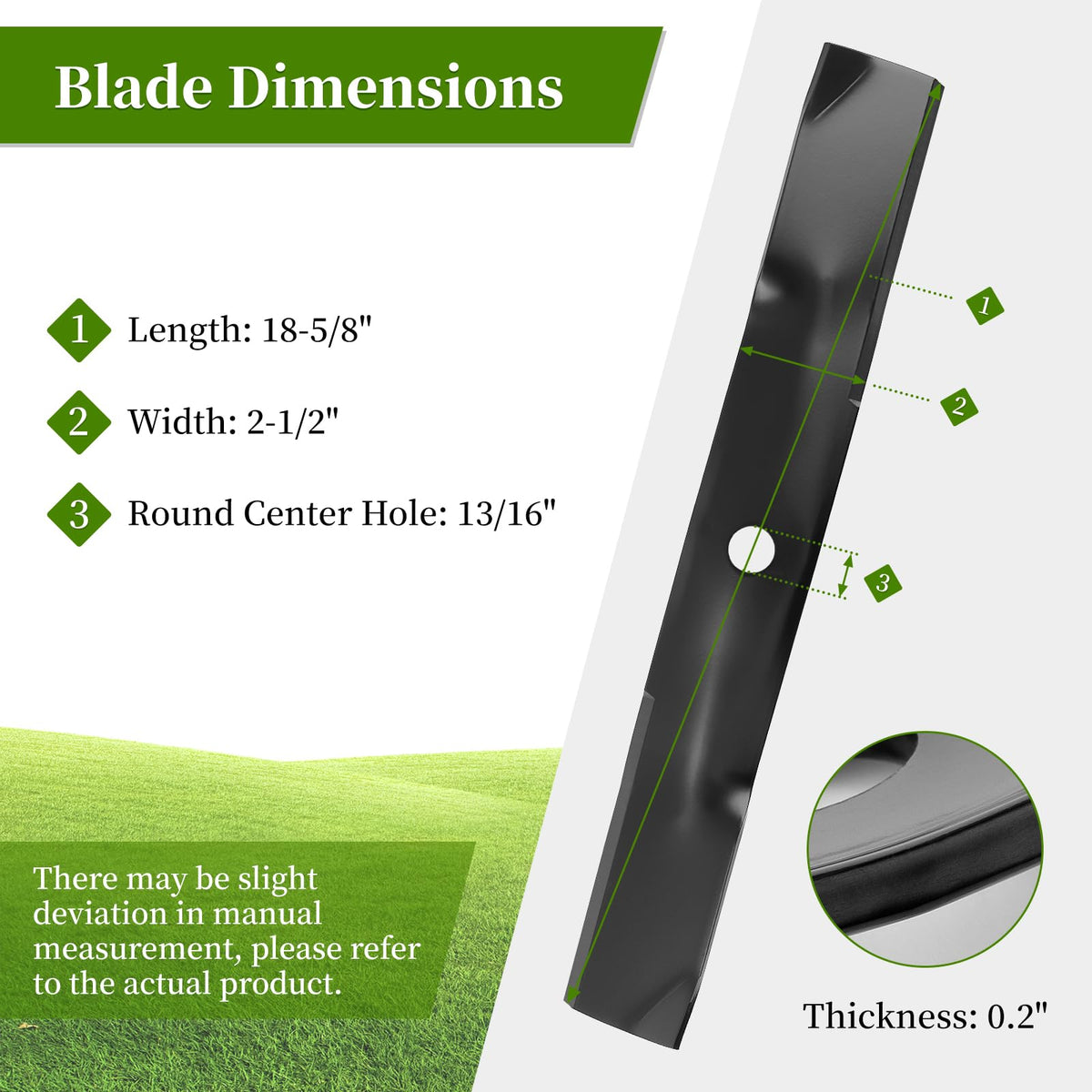 Ecreban M115496 blade profile emphasizes durable edge for even cuts.