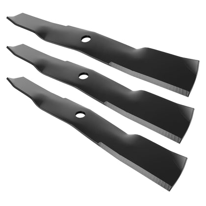 Ecreban M115496 medium-lift blade close-up showing lift edge for 54-inch decks.