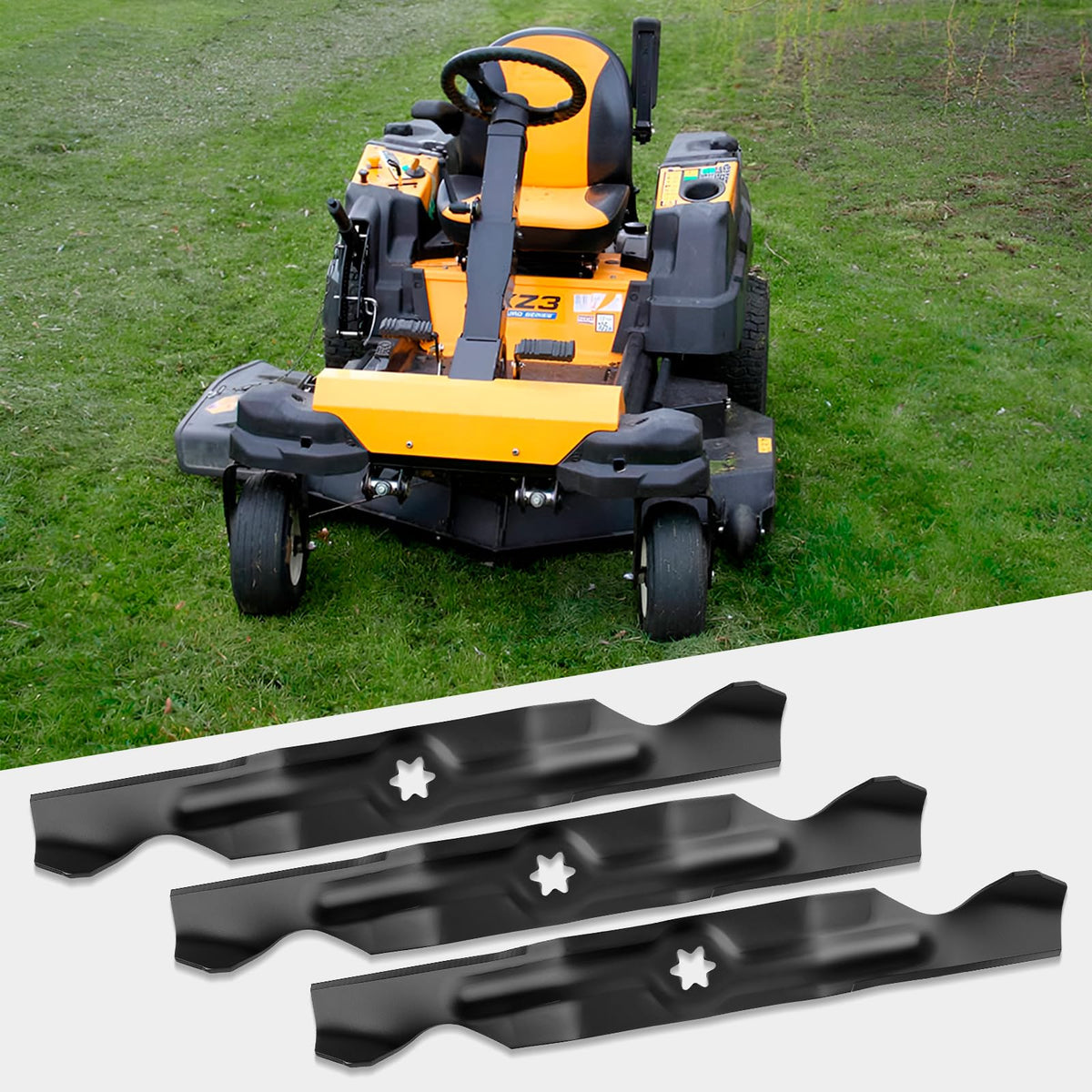 Ecreban packaged blades close-up showing durable metal construction and ready-to-install quality.