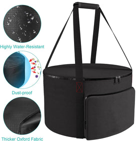 EddHomes carrying bag sturdy stitching supports up to 30 lbs during travel.