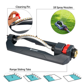 Eden 96217 adjustable range control for precise watering zones