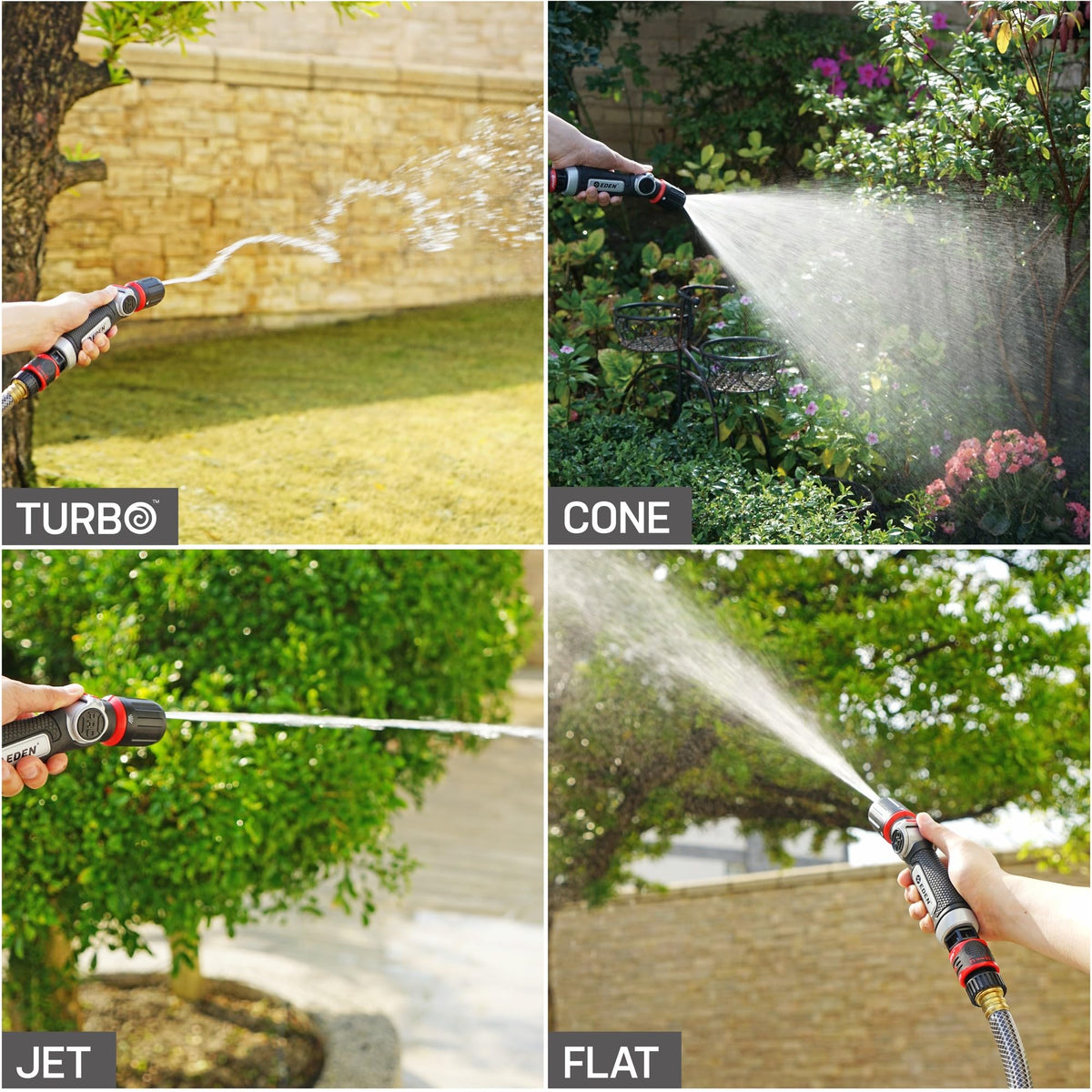 Eden 96845 Pro aluminum core handle for long-lasting durability.