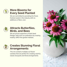 Eden Brothers Bees Knees pollinators in garden illustrate thriving habitat.