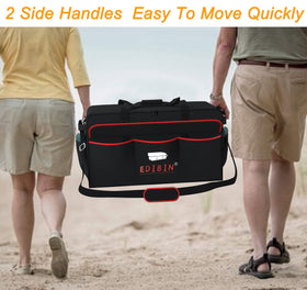 EDIBIN 22-inch bag heavy-duty fabric offers durable outdoor protection
