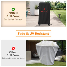 EDIBIN PBV3G1 smoker cover secure straps for snug fit