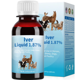 edoia Animal Health liquid supplement bottle with measured pours supports easy dosing for daily care.