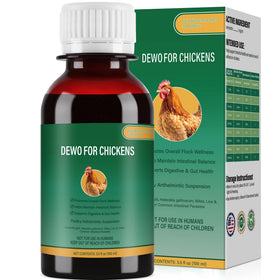 edoia Chickens & Poultry Routine Liquid bottle pour shows easy water mixing for daily care