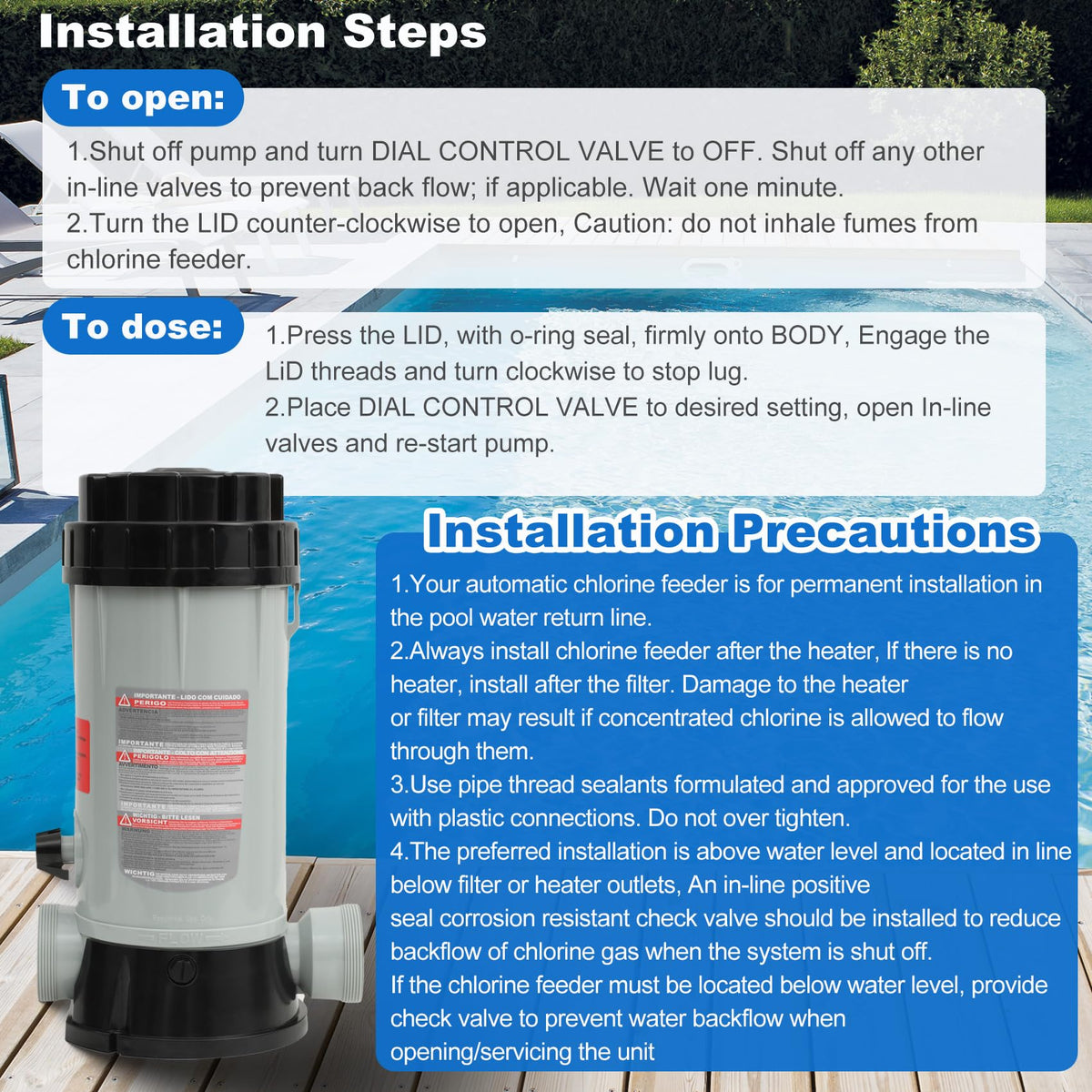 Edovaf CL200 seal design with Viton seals ensures long life.