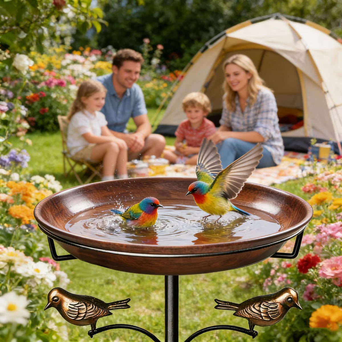 Edrifyah garden-ready design enhances yard appeal and wildlife viewing.