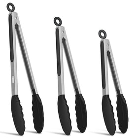EEKEDO Kitchen Tongs 7-inch grip for precise flipping and serving
