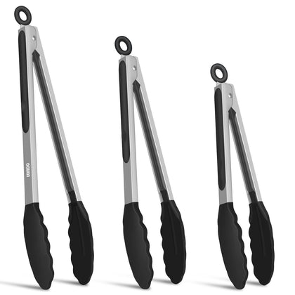 EEKEDO Kitchen Tongs 7-inch grip for precise flipping and serving