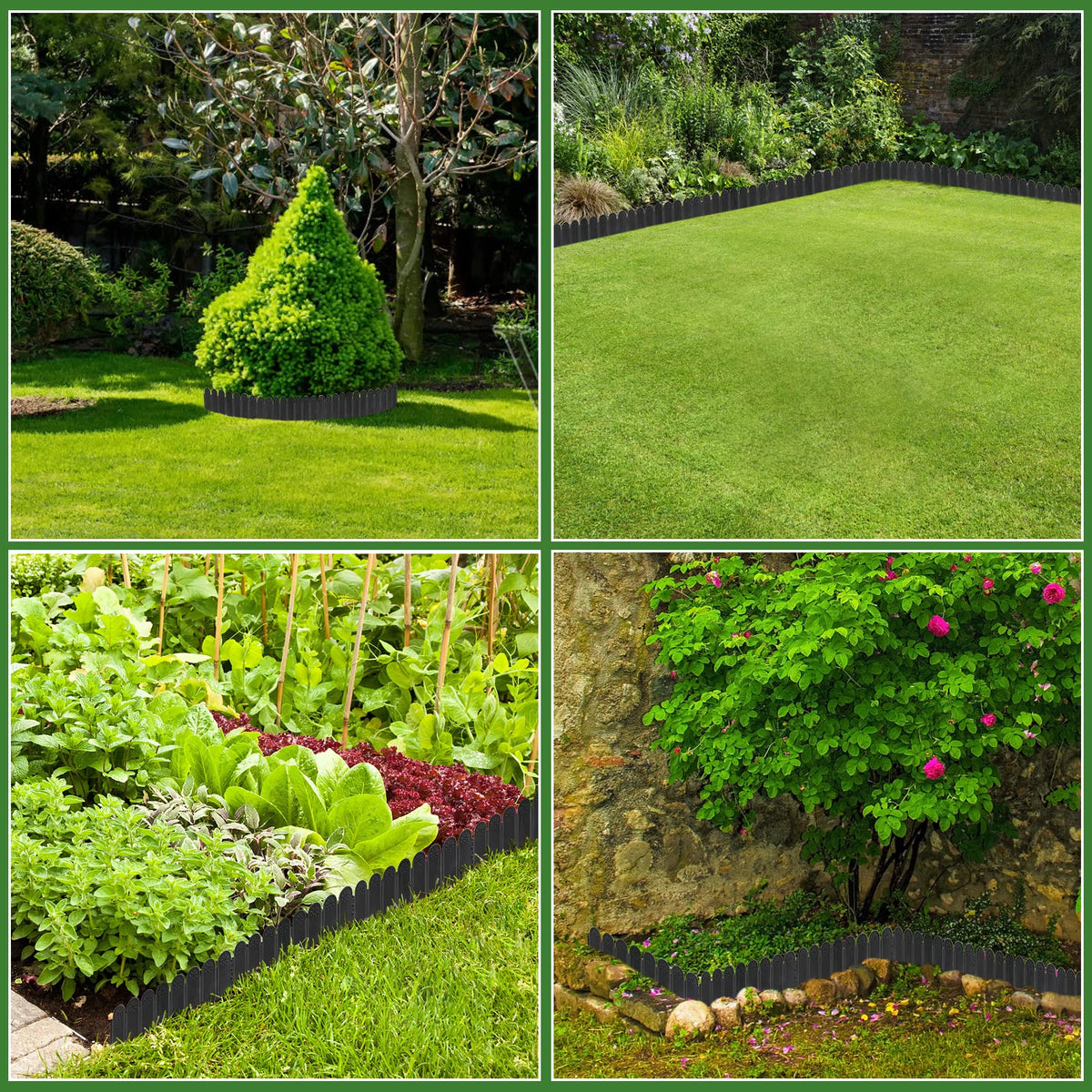 EEOCWF decorative lawn edge border keeps flowers contained and paths tidy.