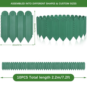 EEOCWF interlocking garden edge enables quick connections and versatile bed shapes.