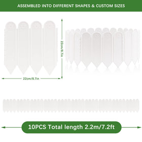 EEOCWF interlocking border connects easily for flexible garden shapes