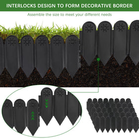 EEOCWF wave-head border provides decorative touch while protecting beds from trampling.