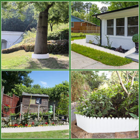 EEOCWF white border set for DIY patios and tidy flower beds