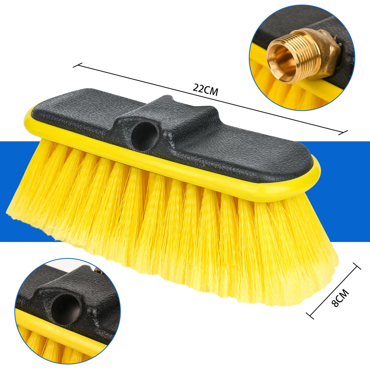 EEoiiy durable brush head built for regular pressure washing use