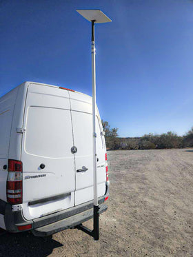 EEZ RV flagpole hitch mount ready for on-the-go outdoor displays