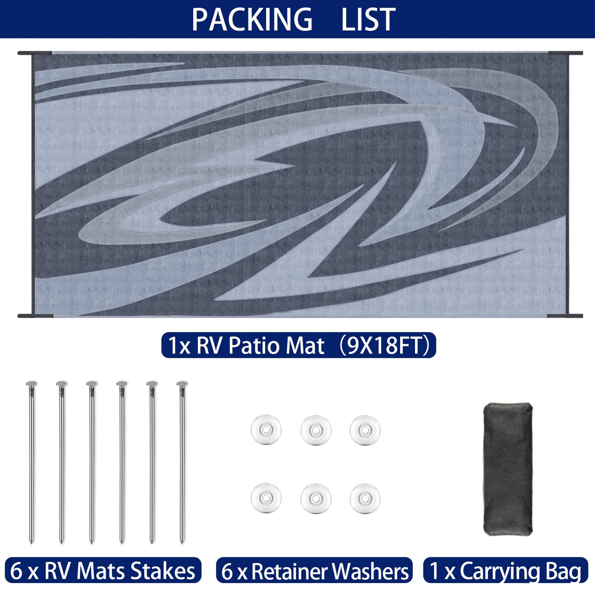 EEZ RV Products virgin polypropylene with UV stabilizer resists sun fading