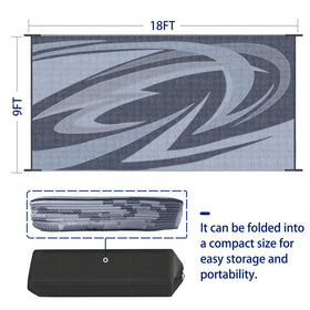 EEZ RV Products textured surface provides traction and comfortable footing