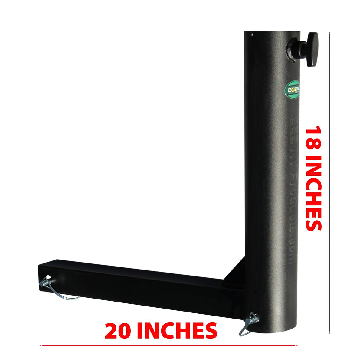 EEZ RV PVC-lined sleeve protects aluminum poles from scratches