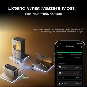 EF ECOFLOW Delta 3 Max Plus with LiFePO4 battery delivers long lifespan