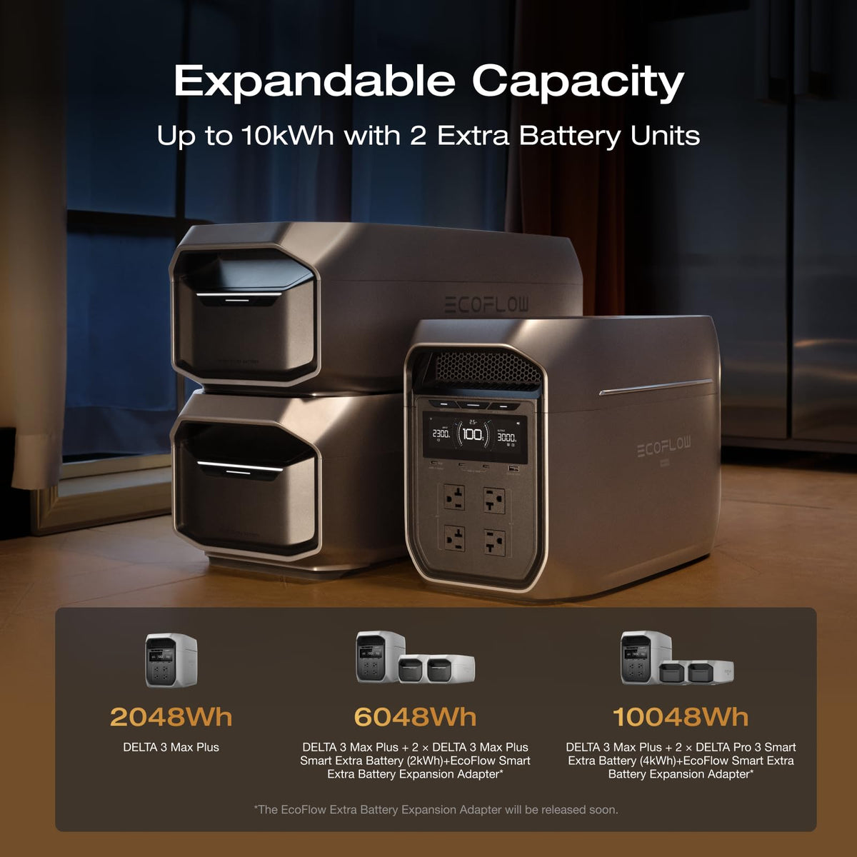 EF ECOFLOW Delta 3 Max Plus portable design enables easy transport for camping