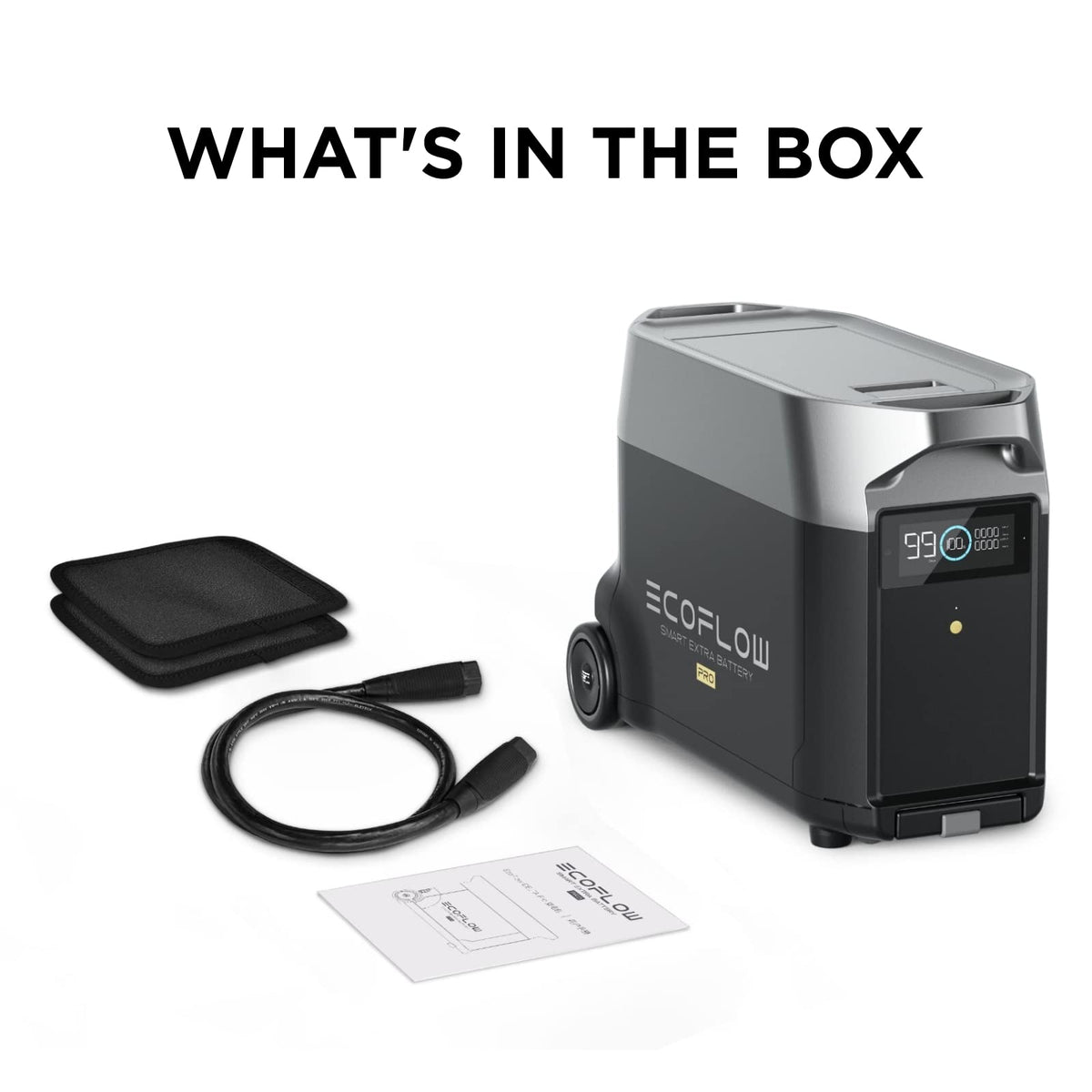 EF ECOFLOW Delta Pro extra battery app control enables remote monitoring.