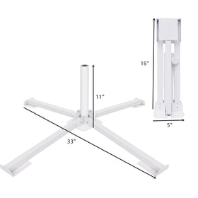 EFAILY foldable-base design folds compactly for transport and storage.
