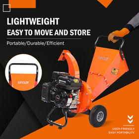 EFCUT C30 LITE 7HP engine delivers reliable power for tough chipping.
