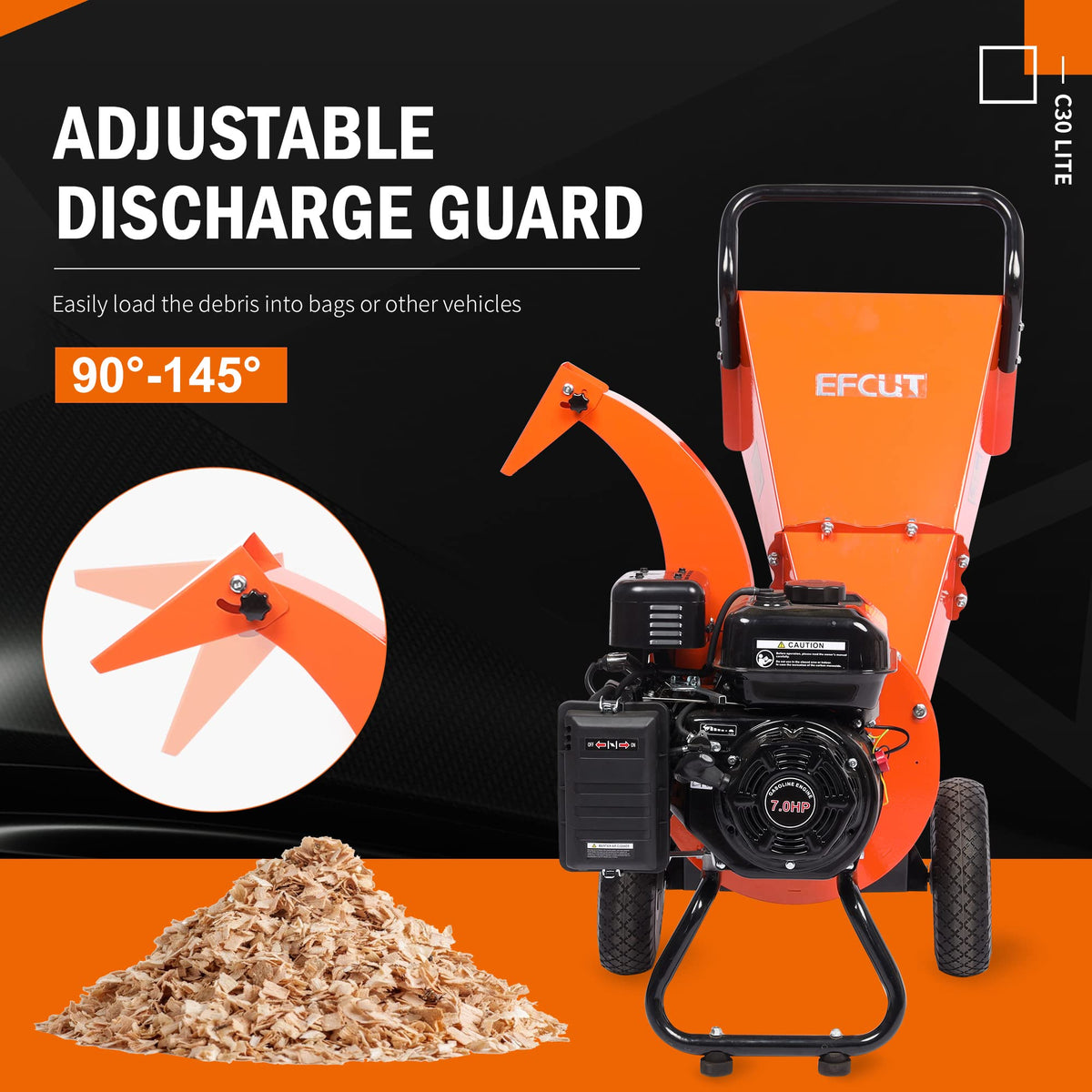 EFCUT C30 LITE reinforced welding supports longer service life.