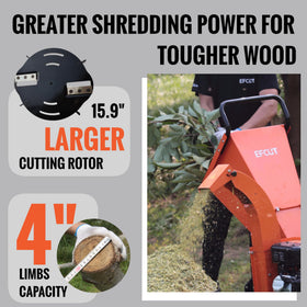 EFCUT C40E feeding hopper emphasizes easy loading and feeding.
