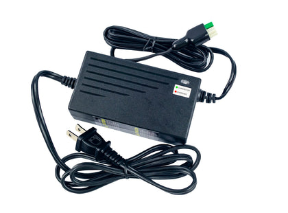 EfficientV charger front view for Black Decker SPCM1936 with US plug.