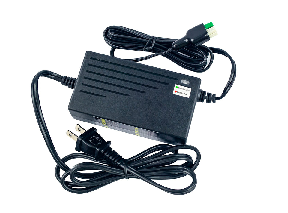 EfficientV charger front view for Black Decker SPCM1936 with US plug.